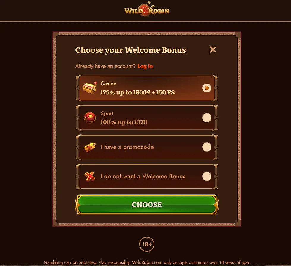 How to Register at WildRobin: Account Setup for UK Readers